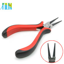 Mini Flat Nose Pliers With Red Handle For Pendants Necklace Jewelry Making, ZYT0004